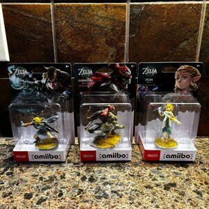 New 3 Nintendo Amiibo Legend of Zelda Tears of the Kingdom Link Zelda Ganondorf